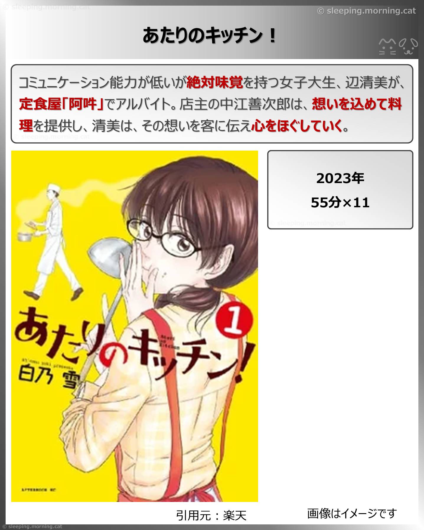 あたりのキッチン!