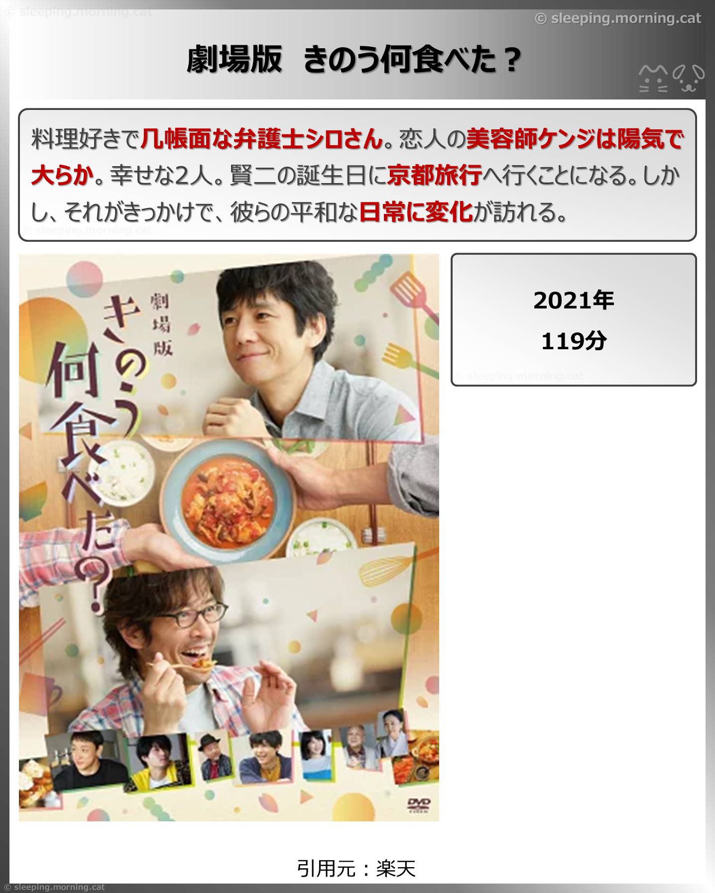 劇場版きのう何食べた?