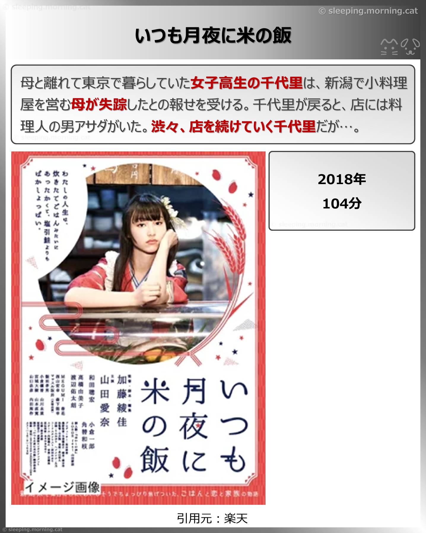 いつも月夜に米の飯