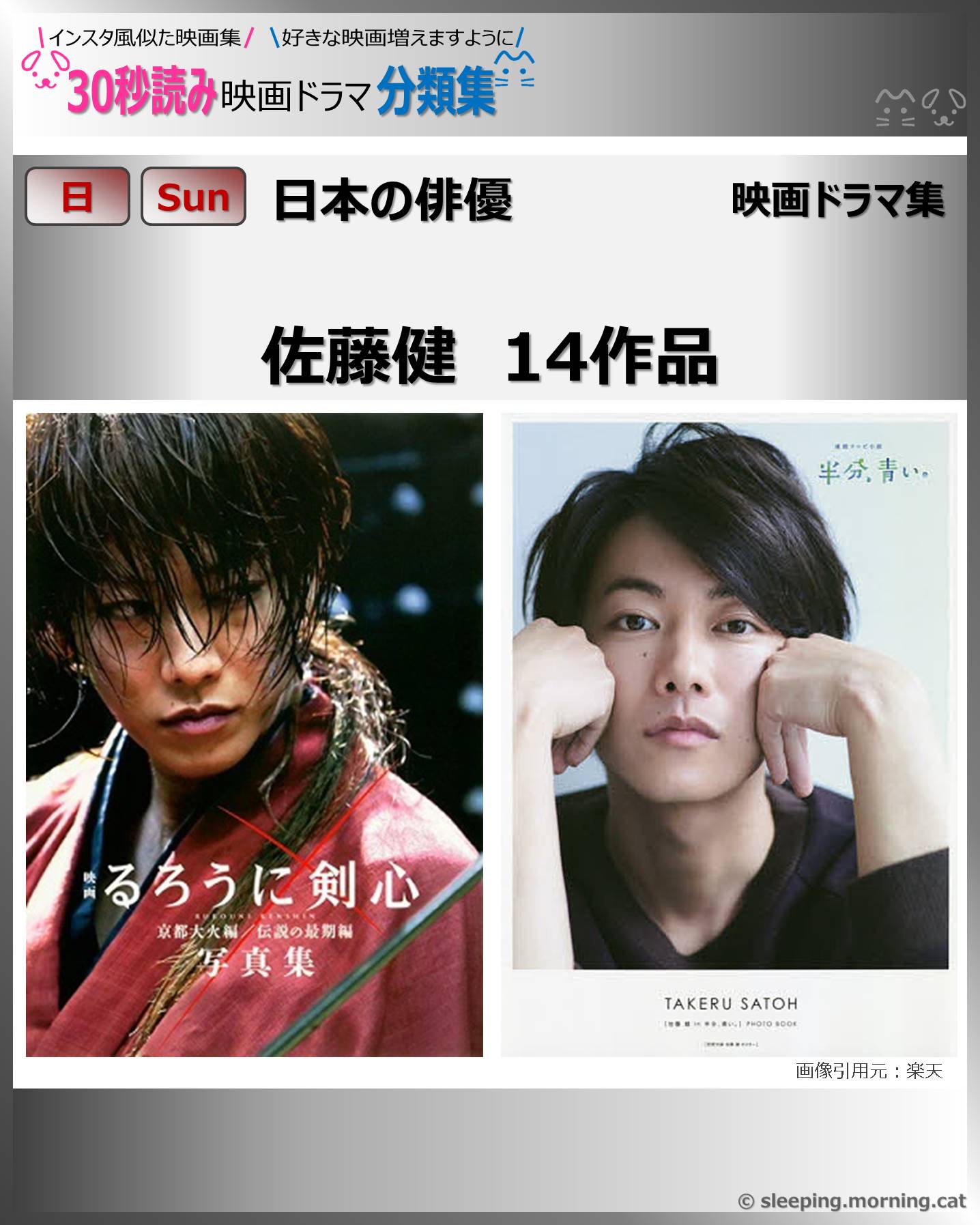 佐藤健　おすすめ：映画ドラマの紹介、似た映画ドラマおすすめ教えて