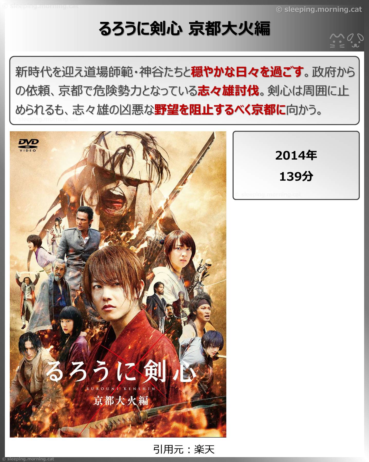 るろうに剣心　京都大火編