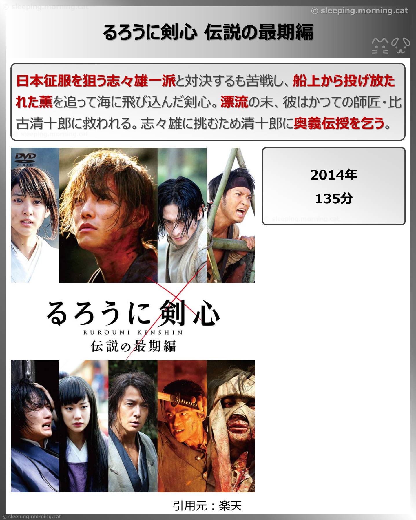 るろうに剣心　伝説の最期編