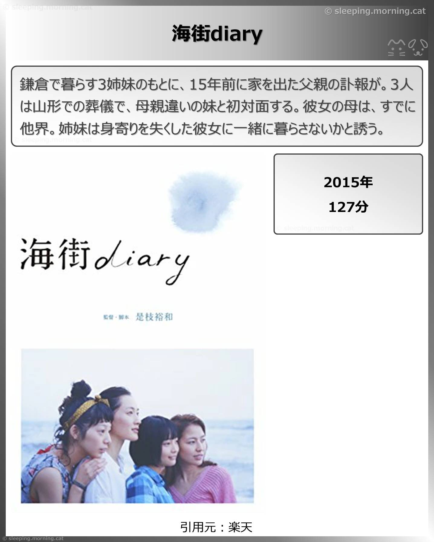 タイトル：海街diary