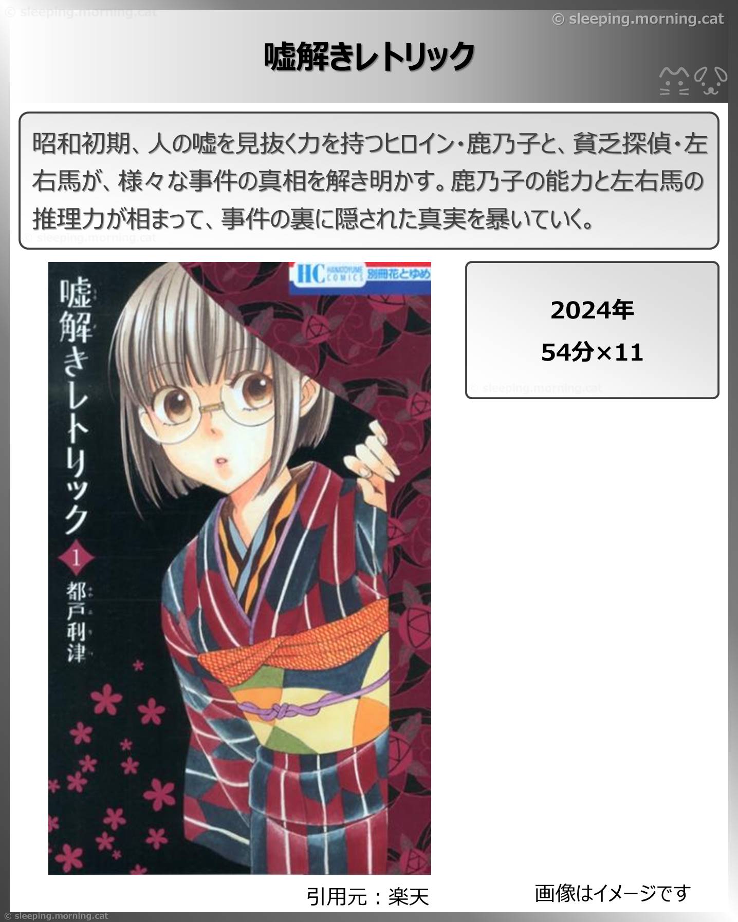 タイトル：嘘解きレトリック