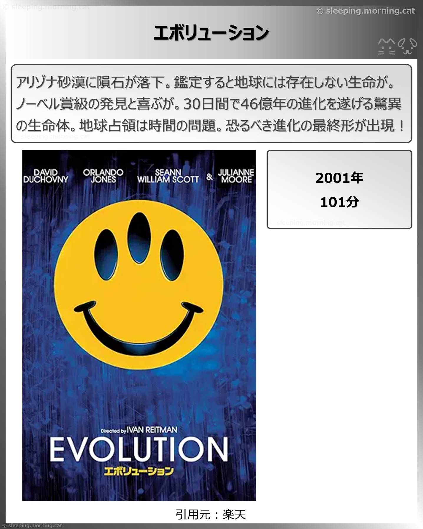 タイトル：エボリューション