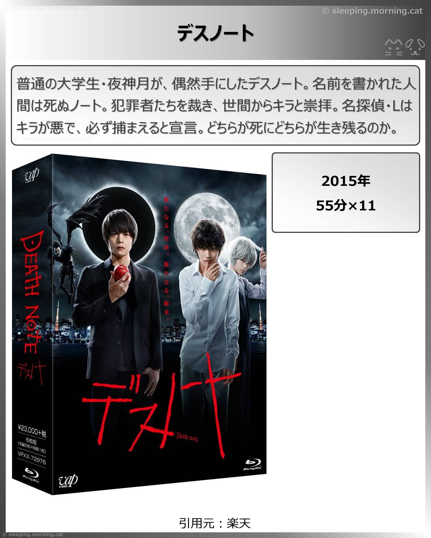 タイトル：デスノート