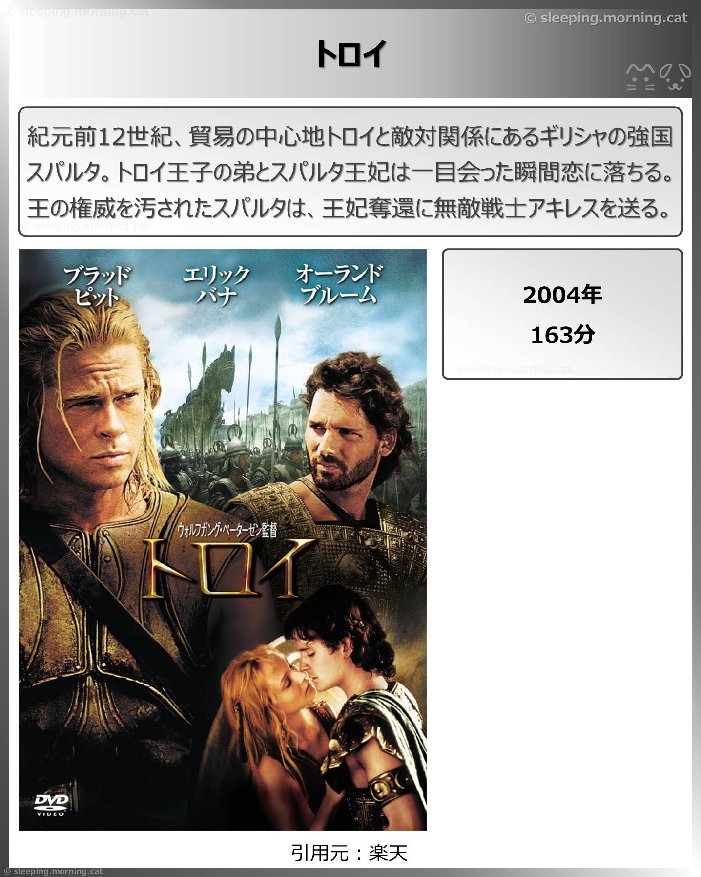 タイトル：トロイ