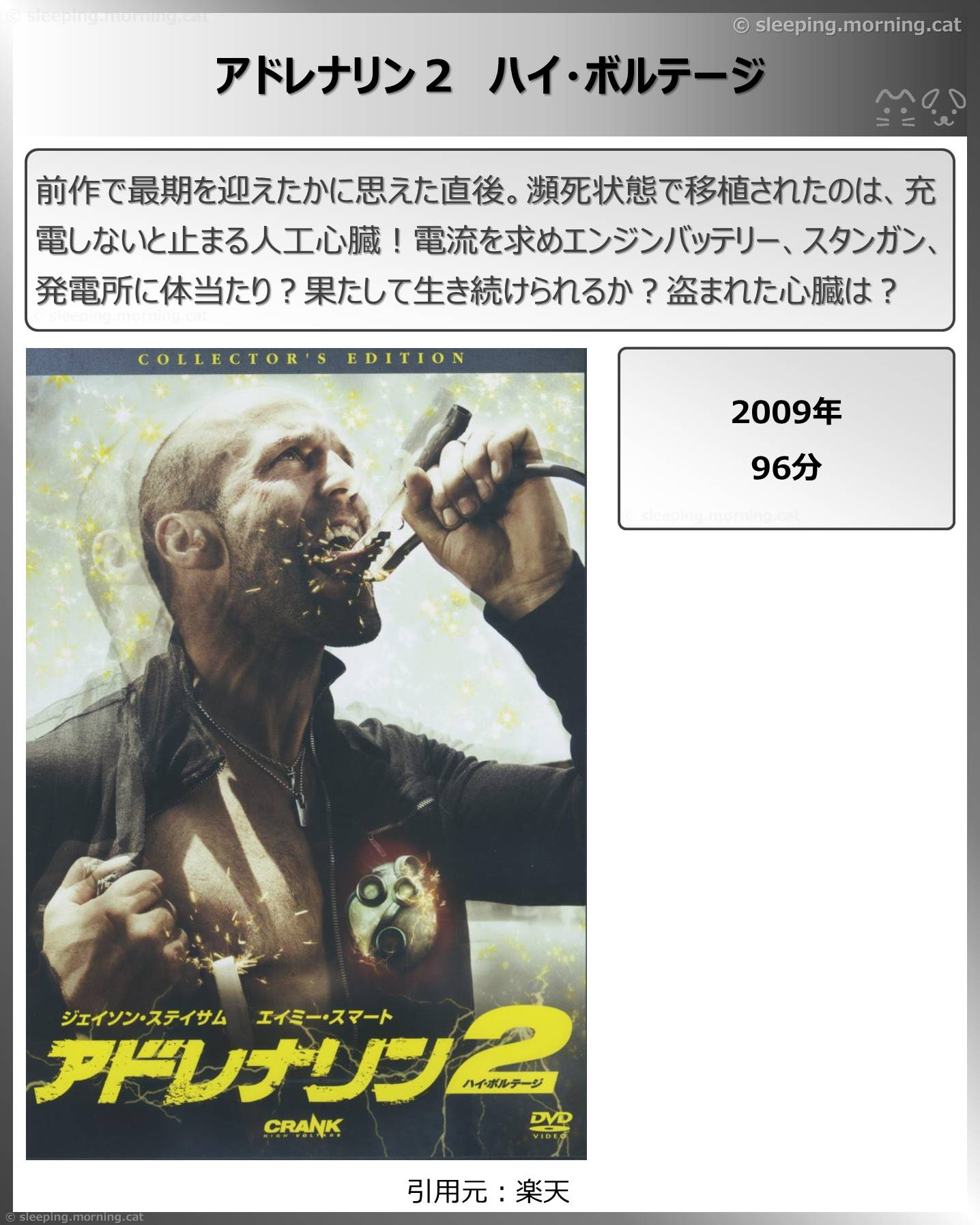 タイトル：アドレナリン２ ハイ・ボルテージ