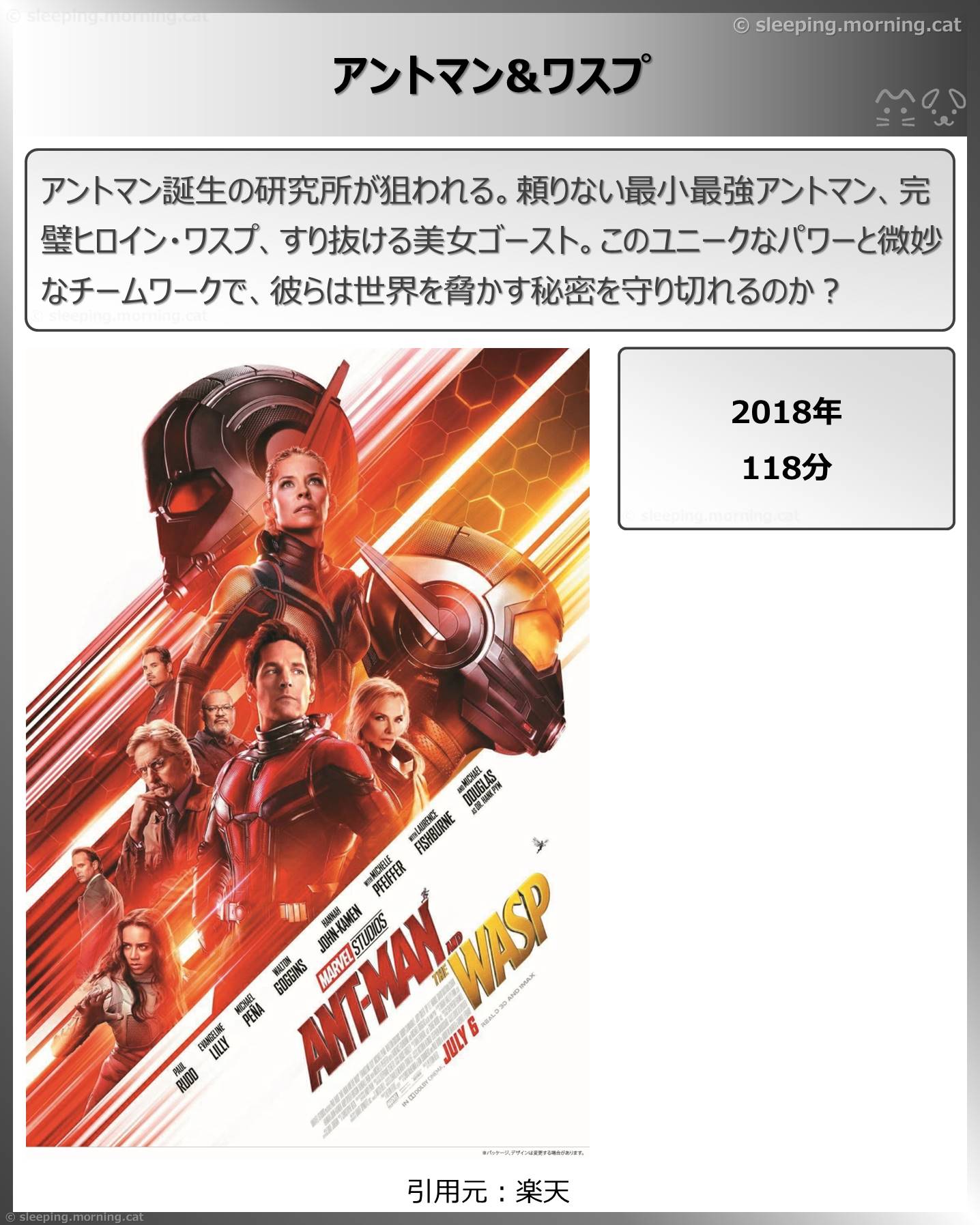タイトル：アントマン&ワスプ