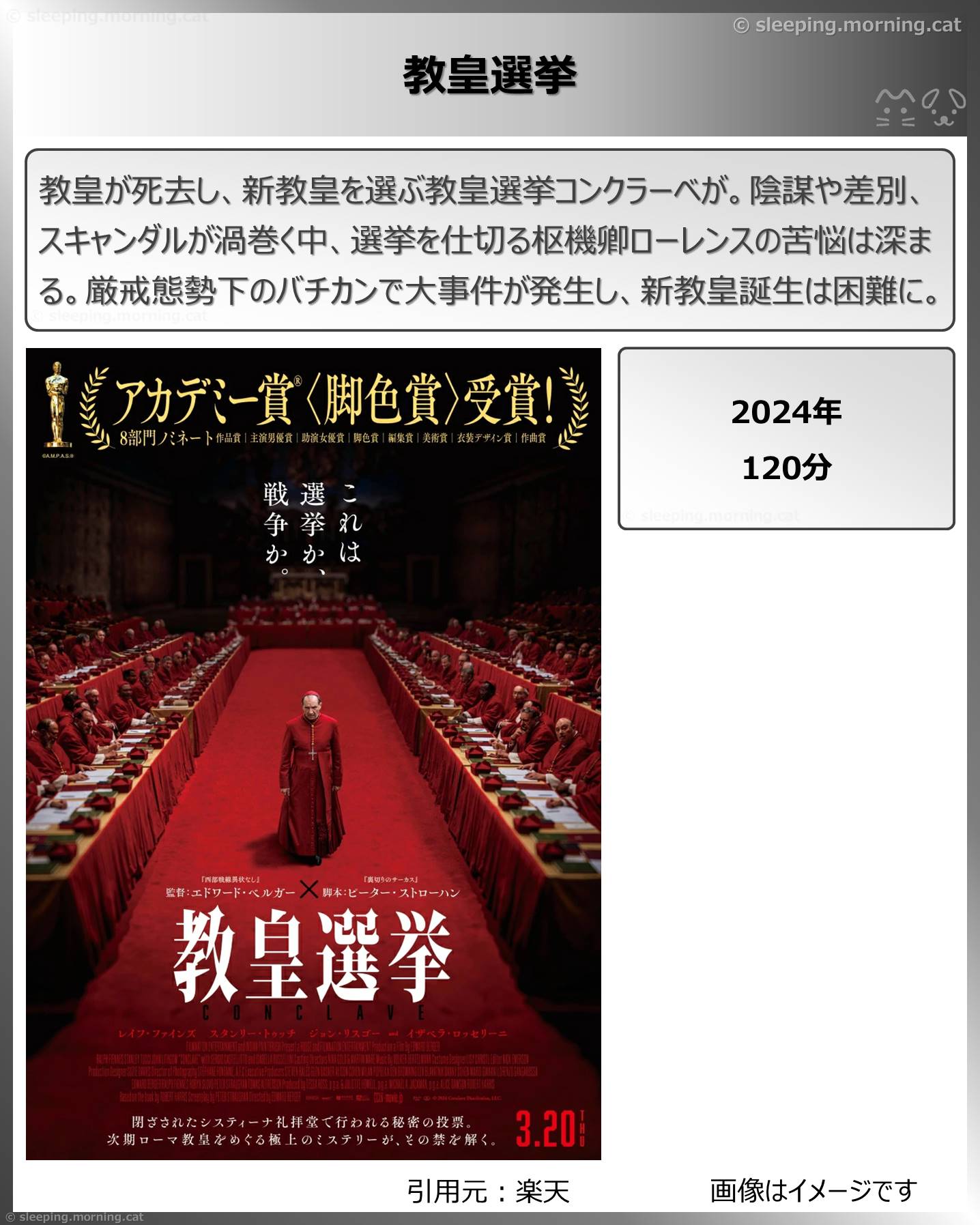タイトル：教皇選挙