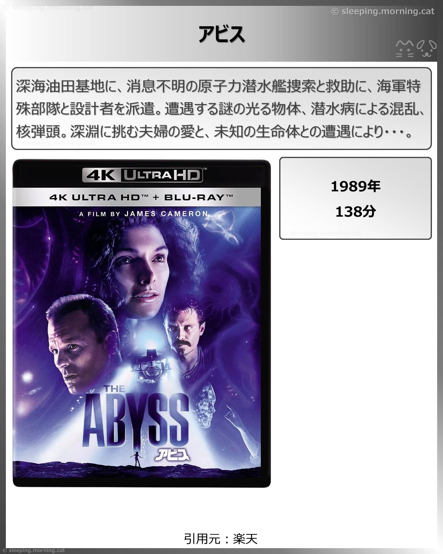 タイトル：アビス