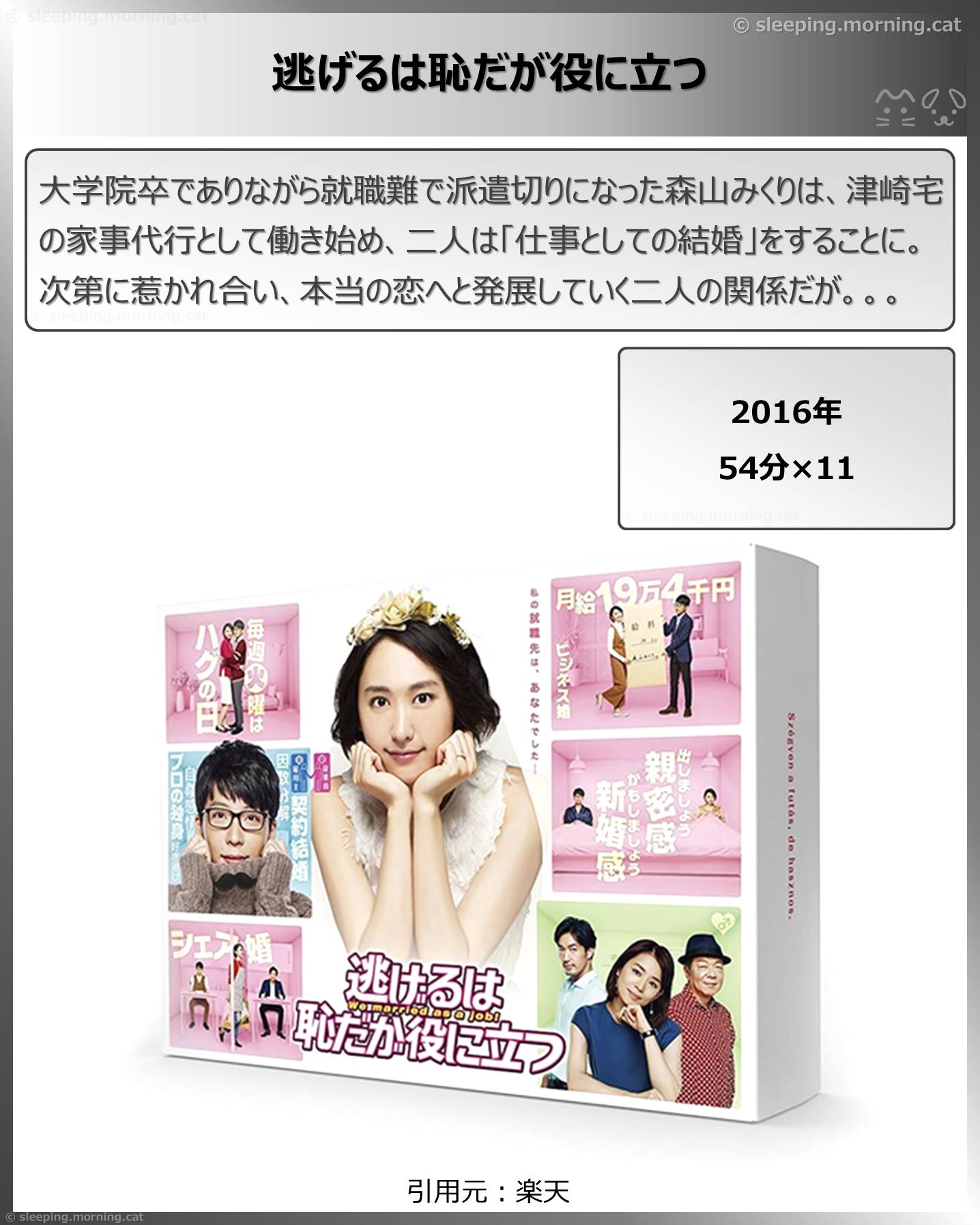 タイトル：逃げるは恥だが役に立つ