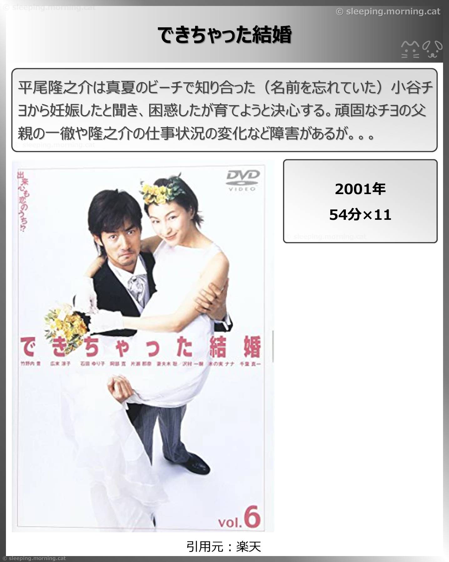 タイトル：できちゃった結婚