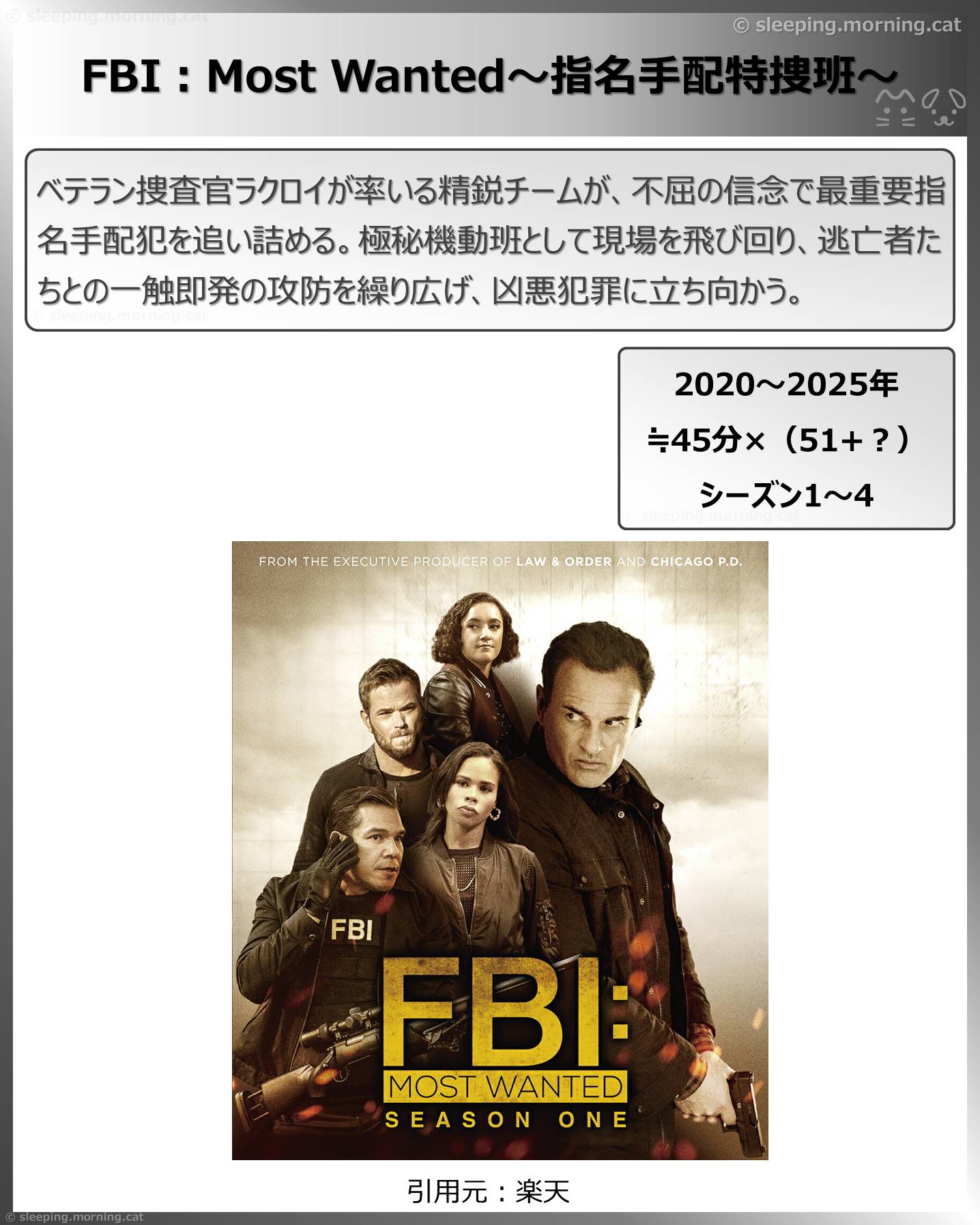 タイトル：FBI:Most Wanted～指名手配特捜班～