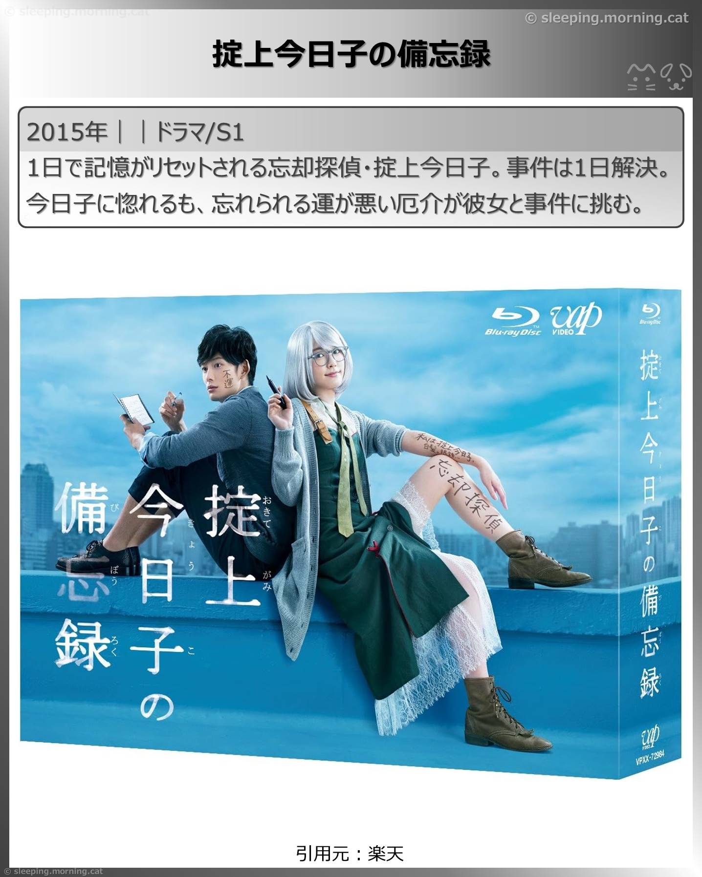 新垣結衣：掟上今日子の備忘録
