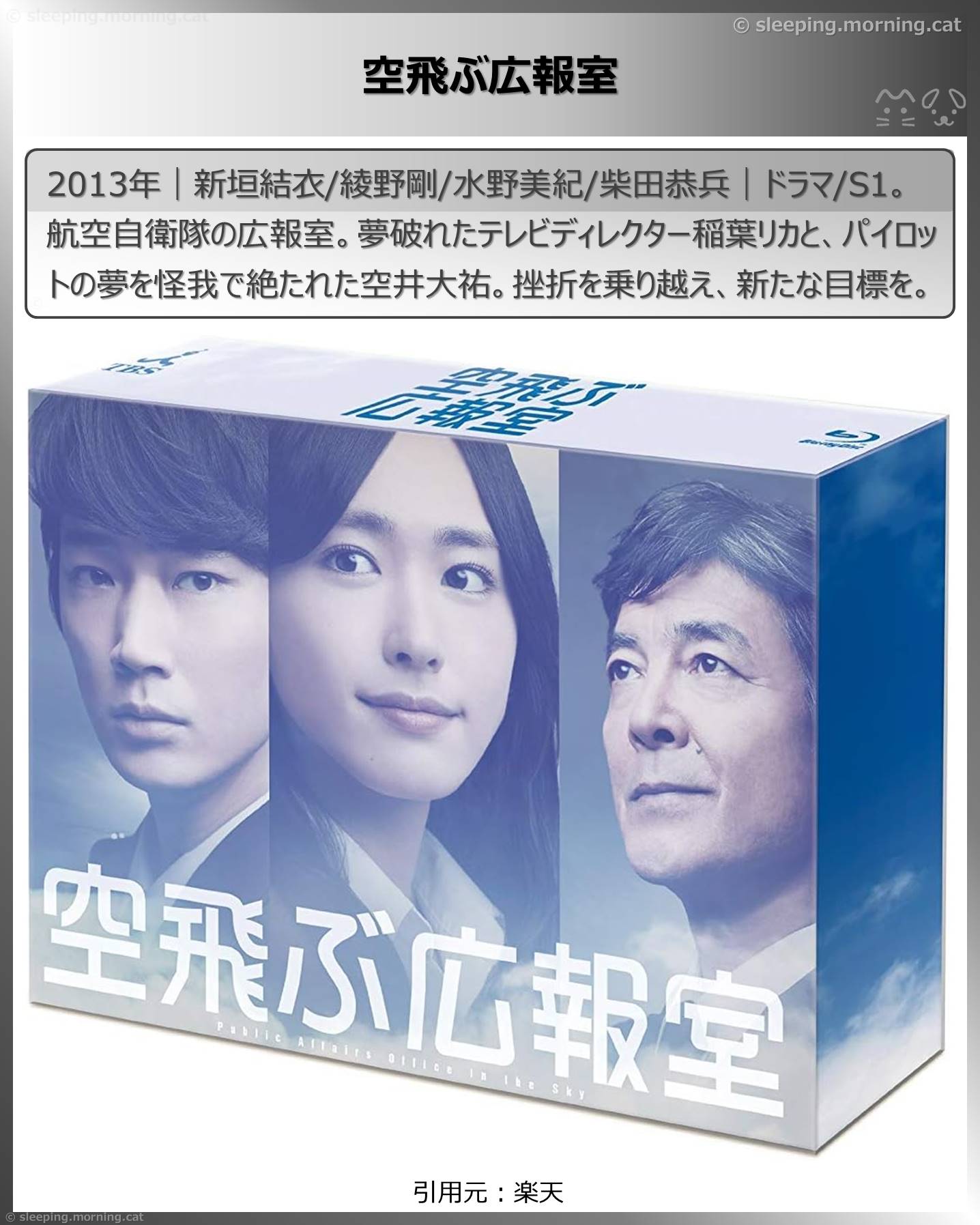 新垣結衣：空飛ぶ広報室