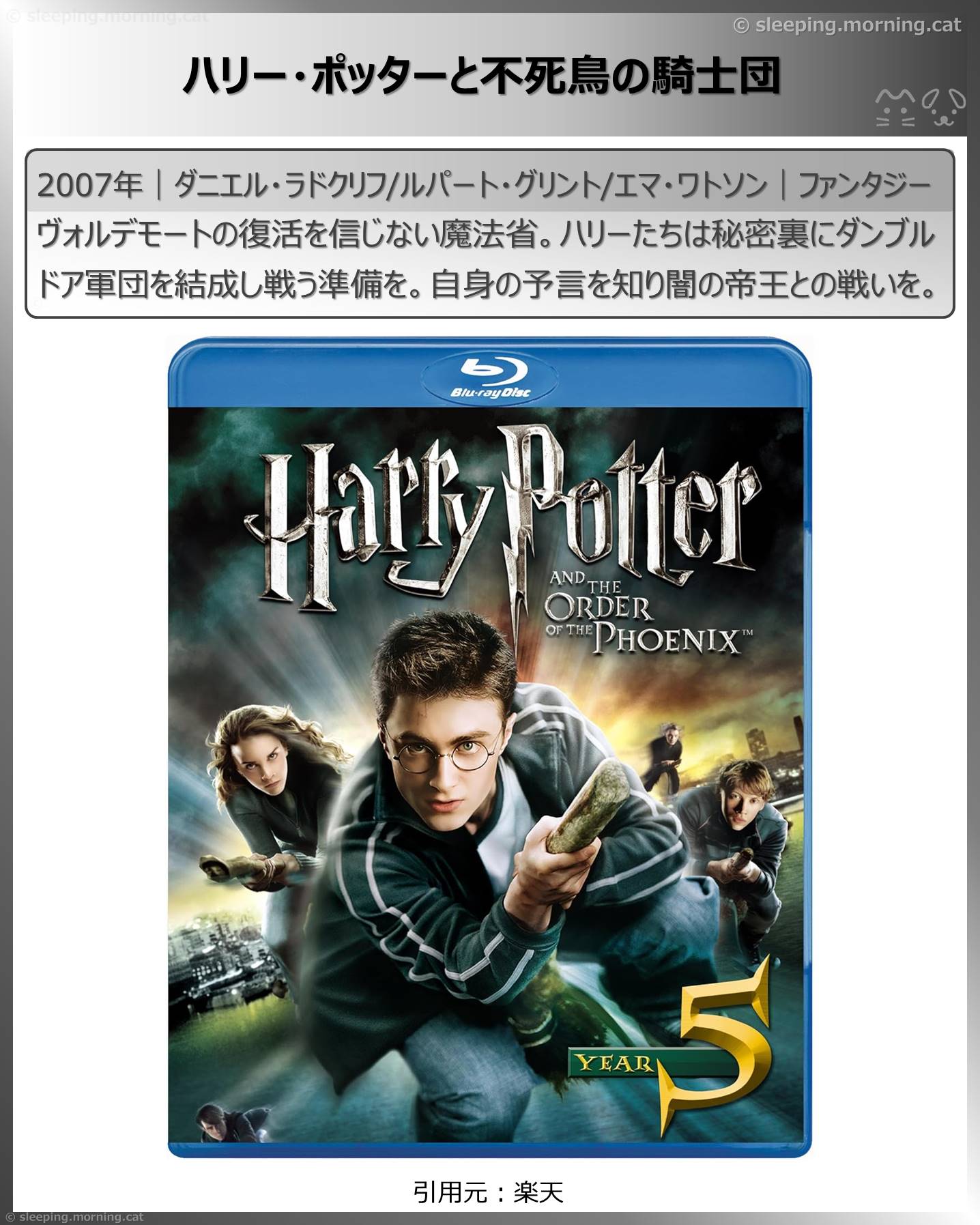 エマ・ワトソン：ハリー・ポッターと不死鳥の騎士団