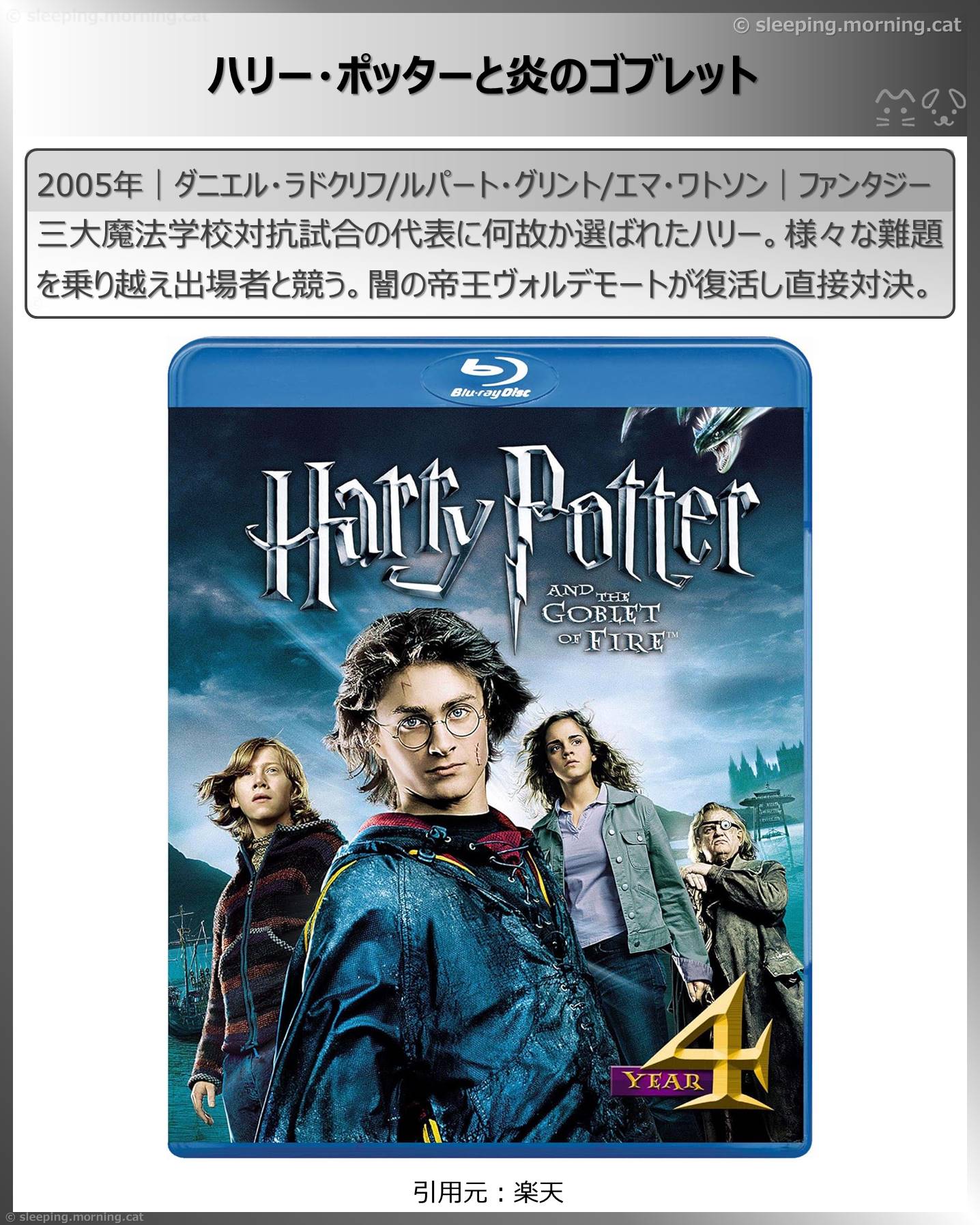 エマ・ワトソン：ハリー・ポッターと炎のゴブレット