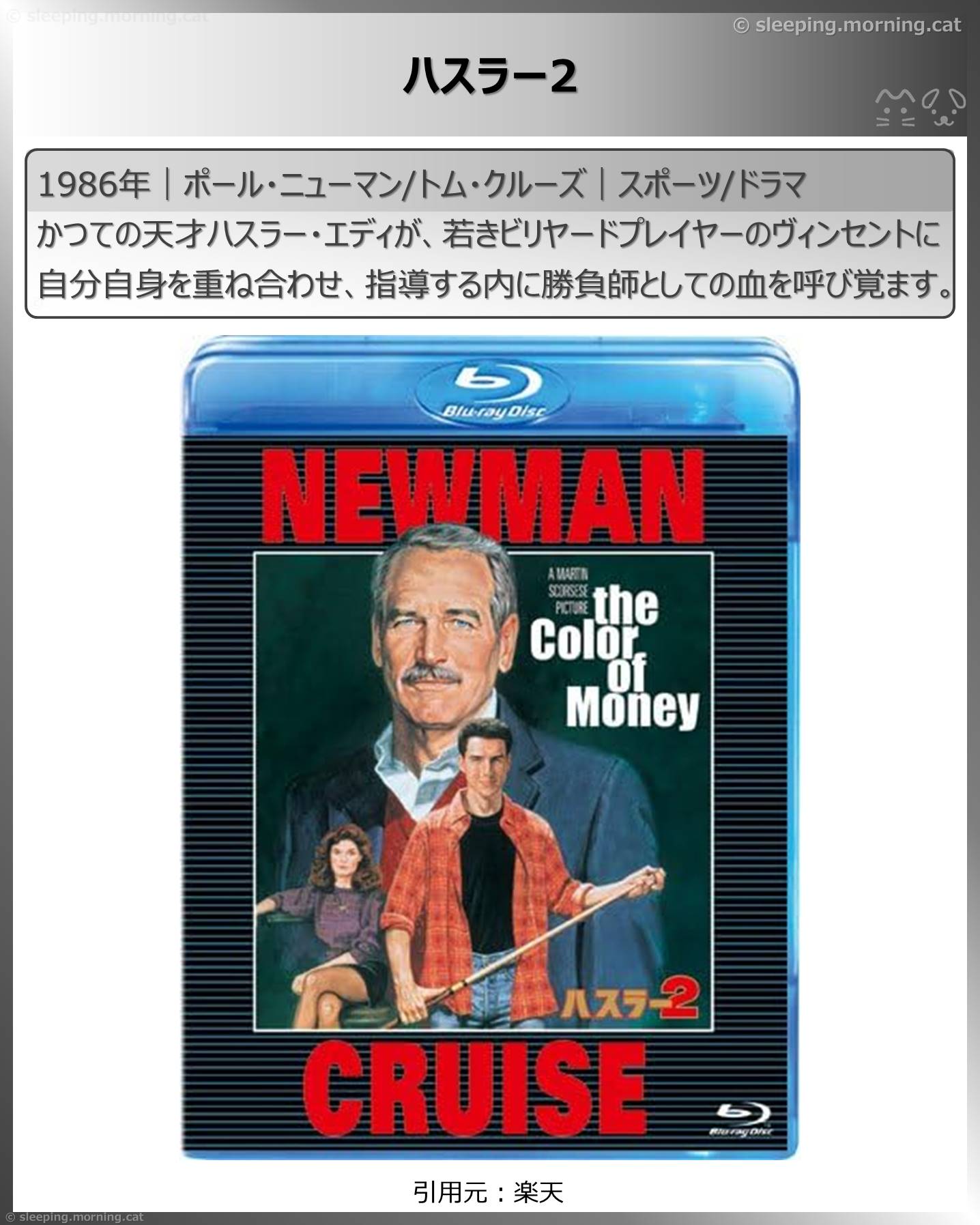 トム・クルーズ：ハスラー2