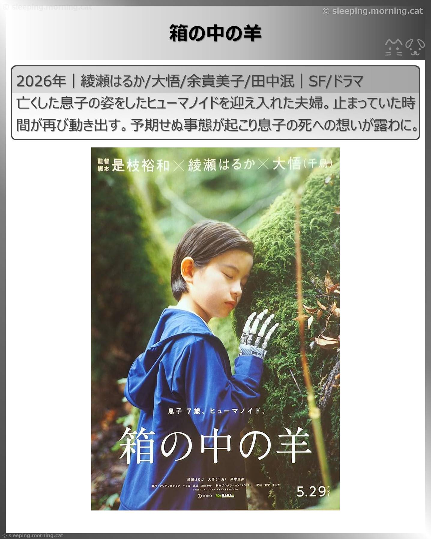 綾瀬はるか：箱の中の羊