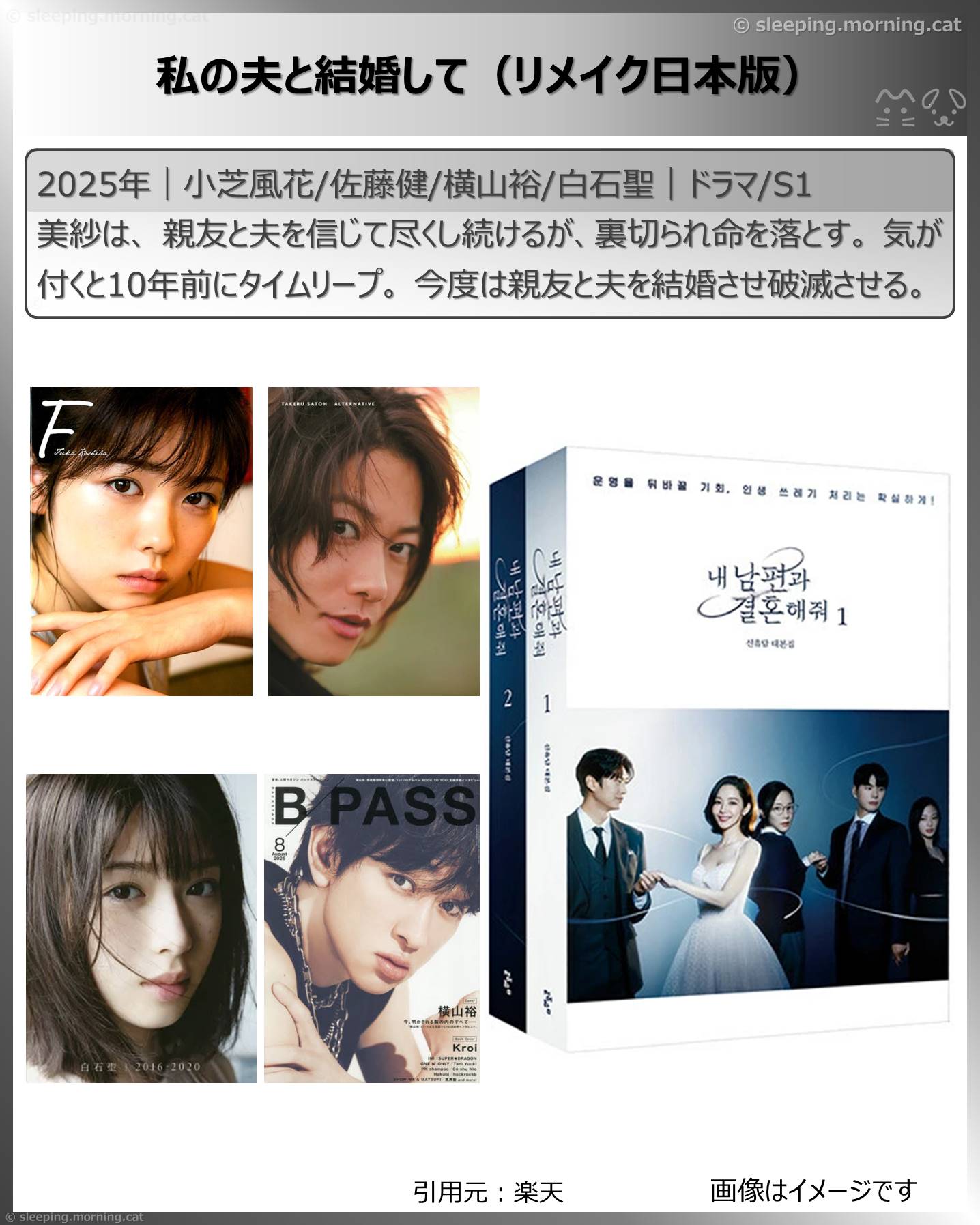 佐藤健：私の夫と結婚して（リメイク日本版）