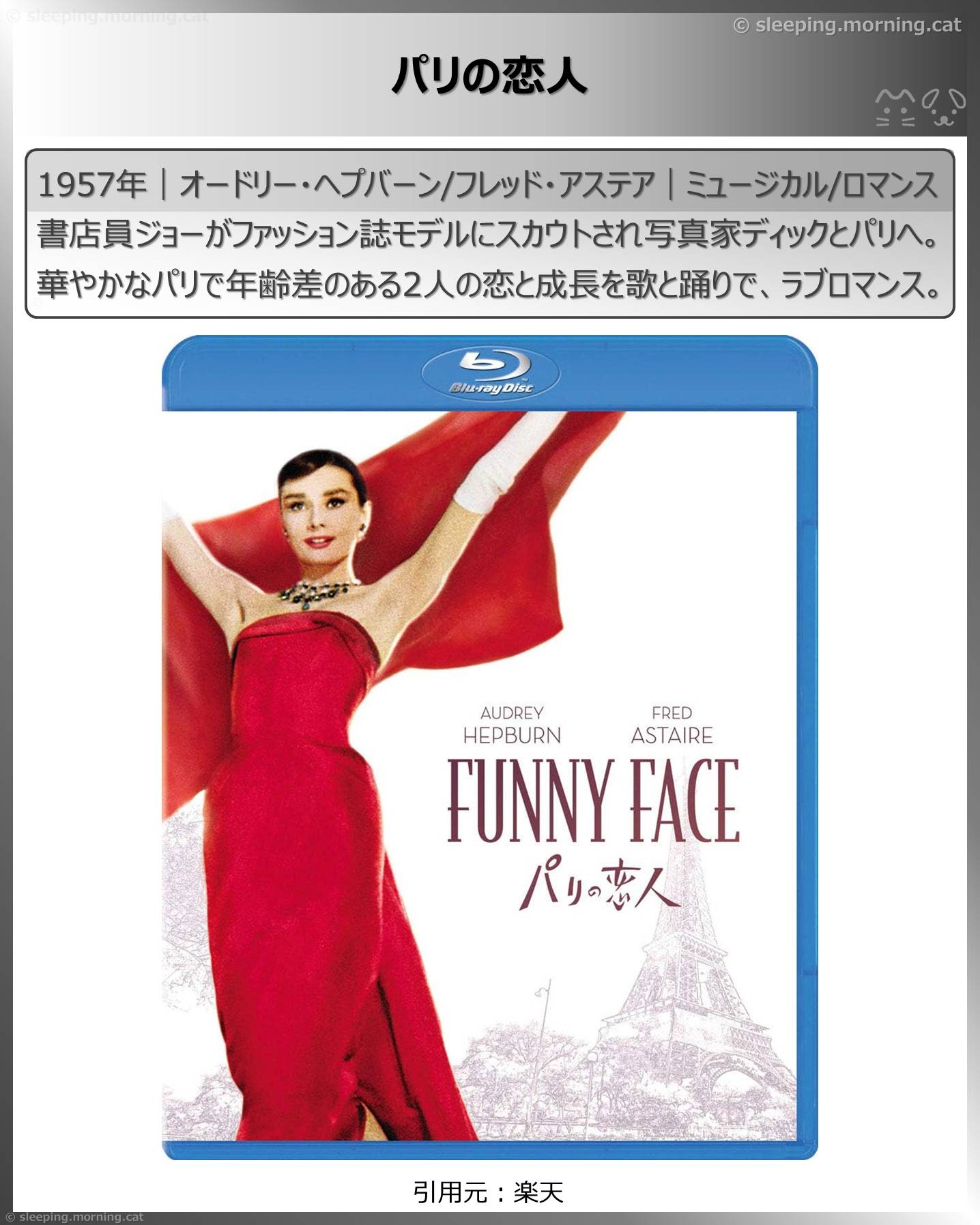 オードリー・ヘプバーン：パリの恋人