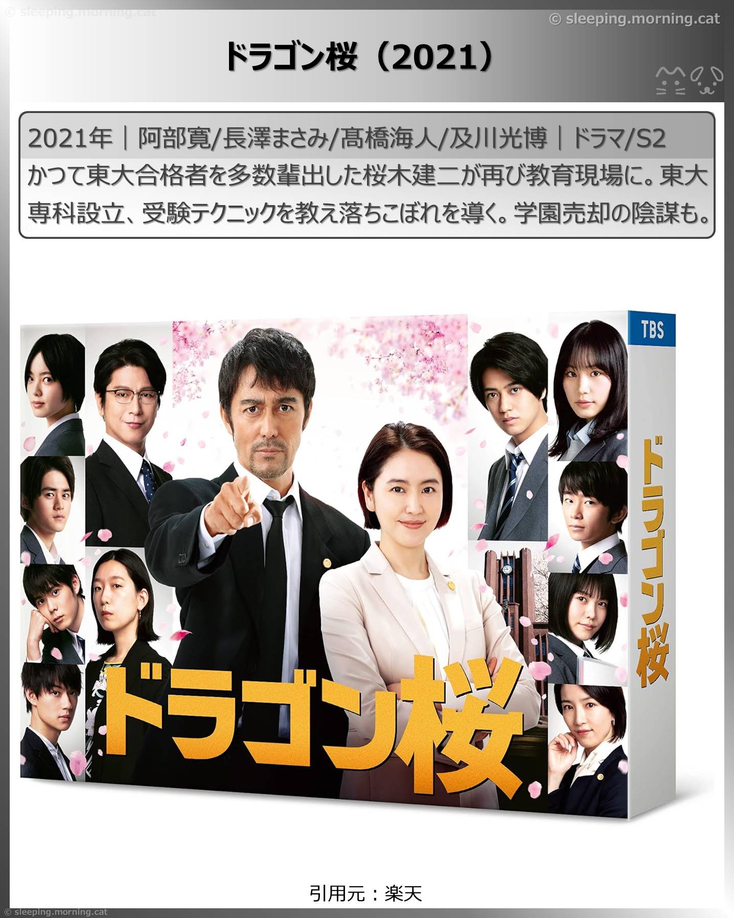 長澤まさみ：ドラゴン桜（2021）