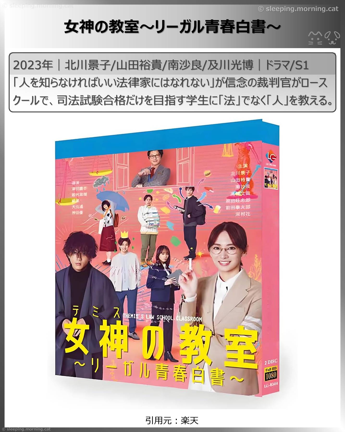 北川景子：女神の教室～リーガル青春白書～