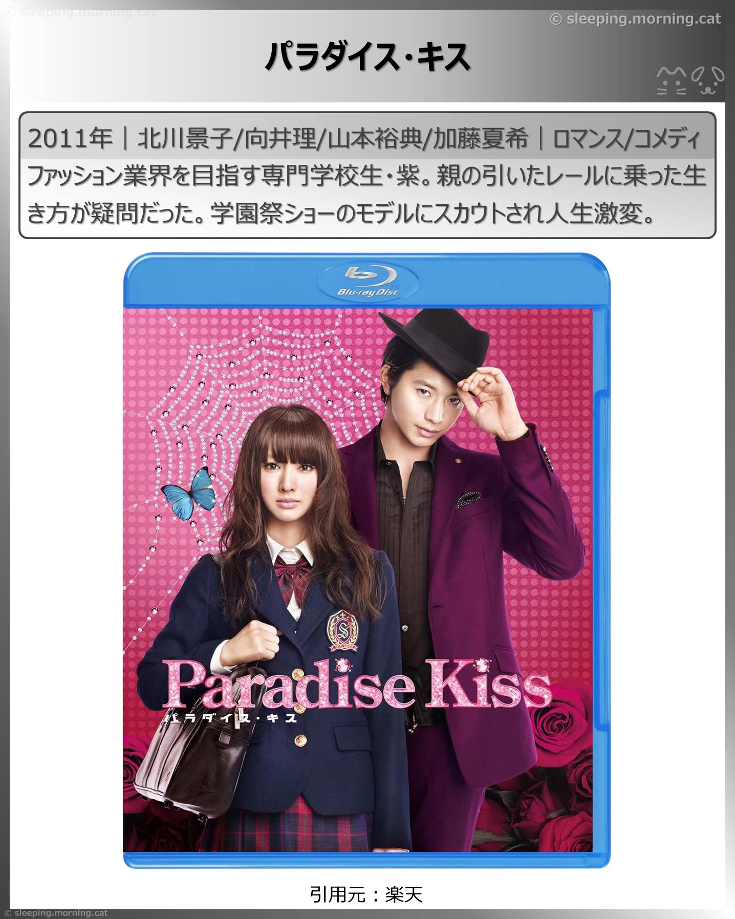 北川景子：パラダイス・キス