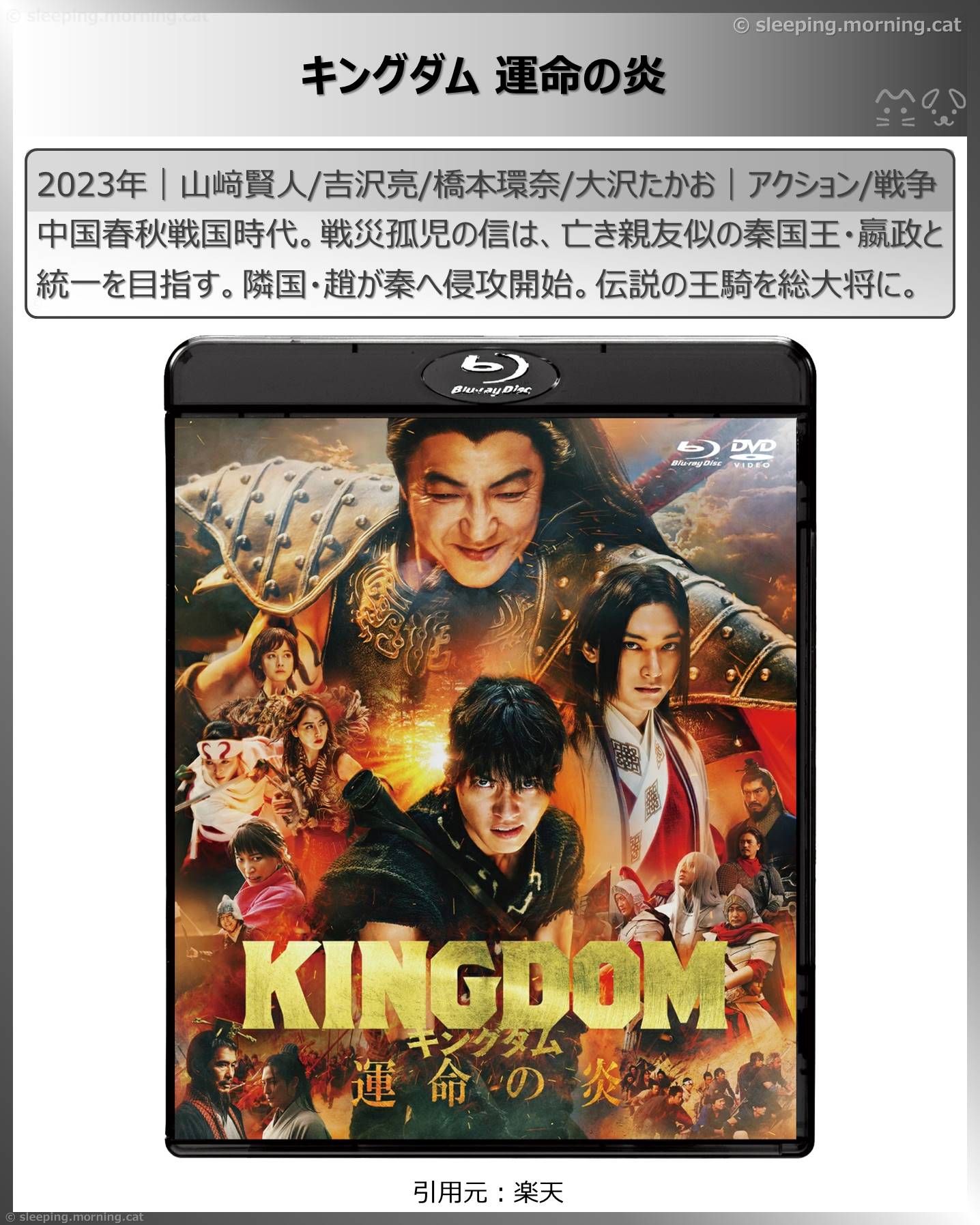 吉沢亮：キングダム運命の炎