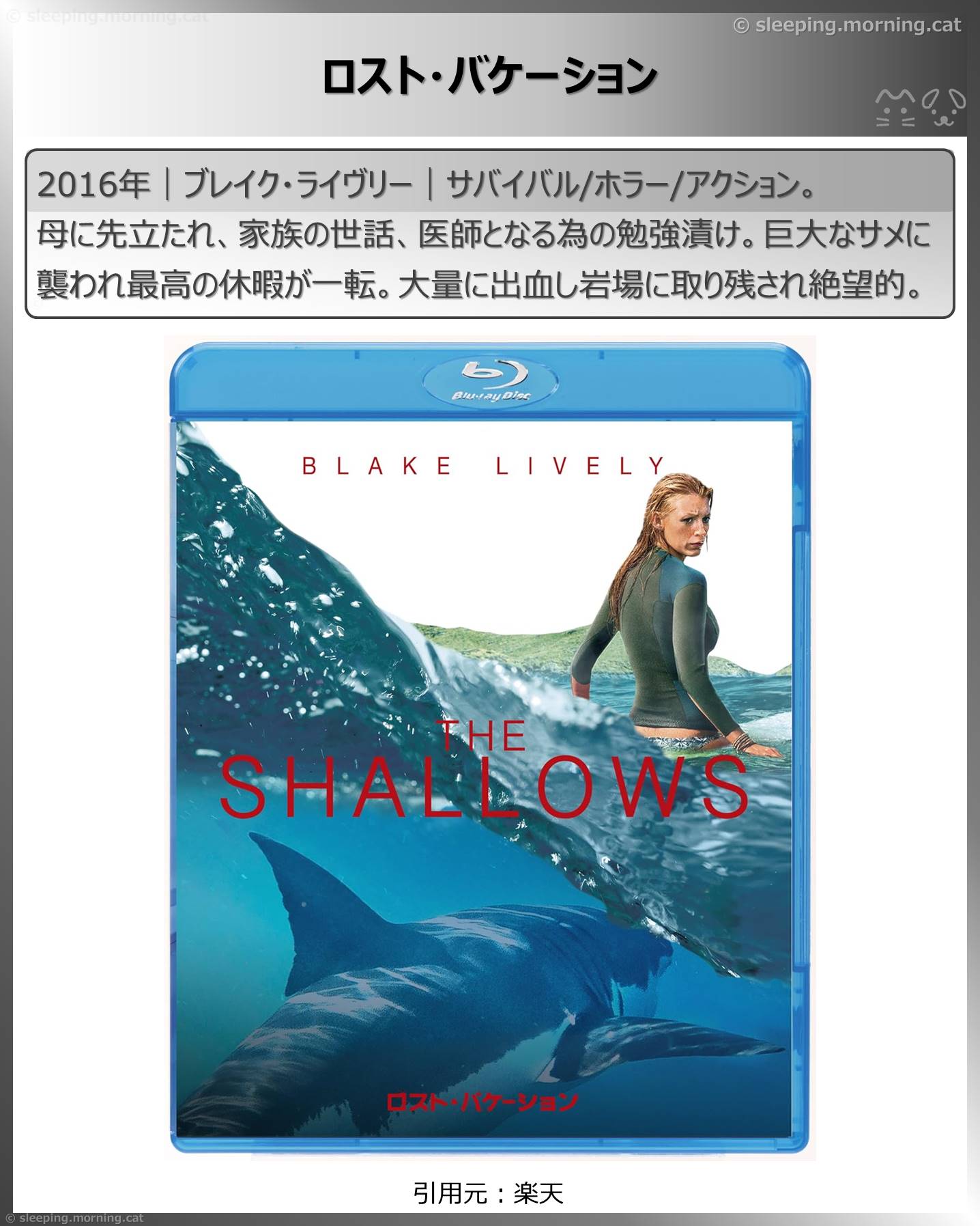 サメ映画：ロスト・バケーション