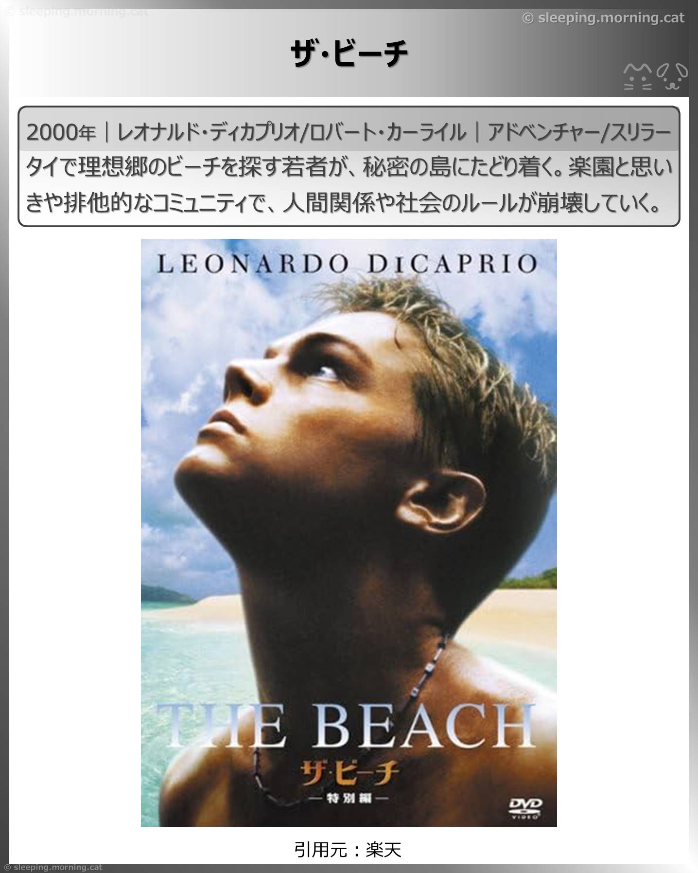 レオナルド・ディカプリオ出演のおすすめ映画 出ている 代表作品教えて