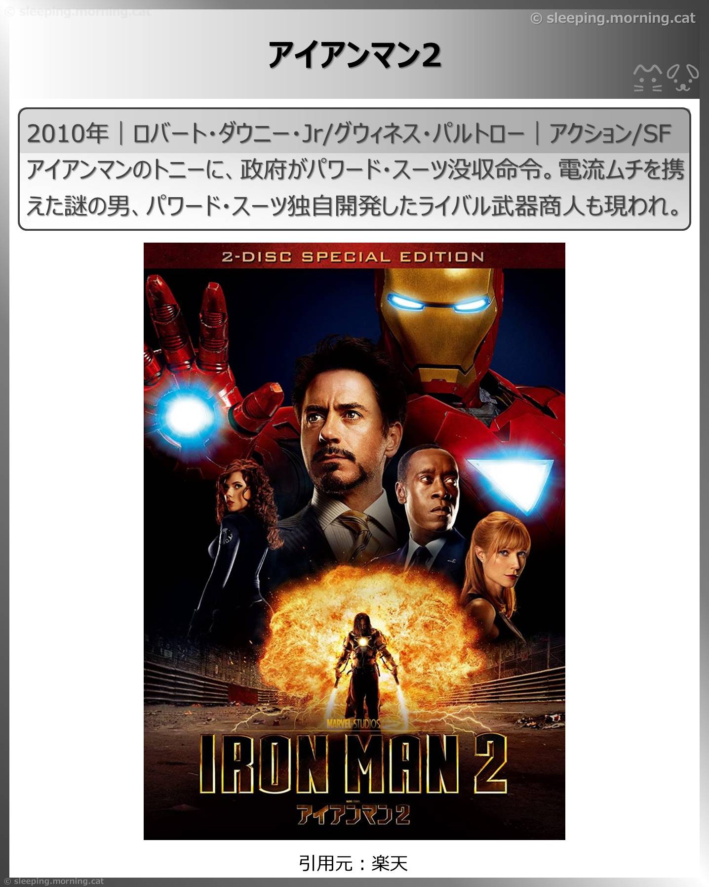 タイトル：アイアンマン2