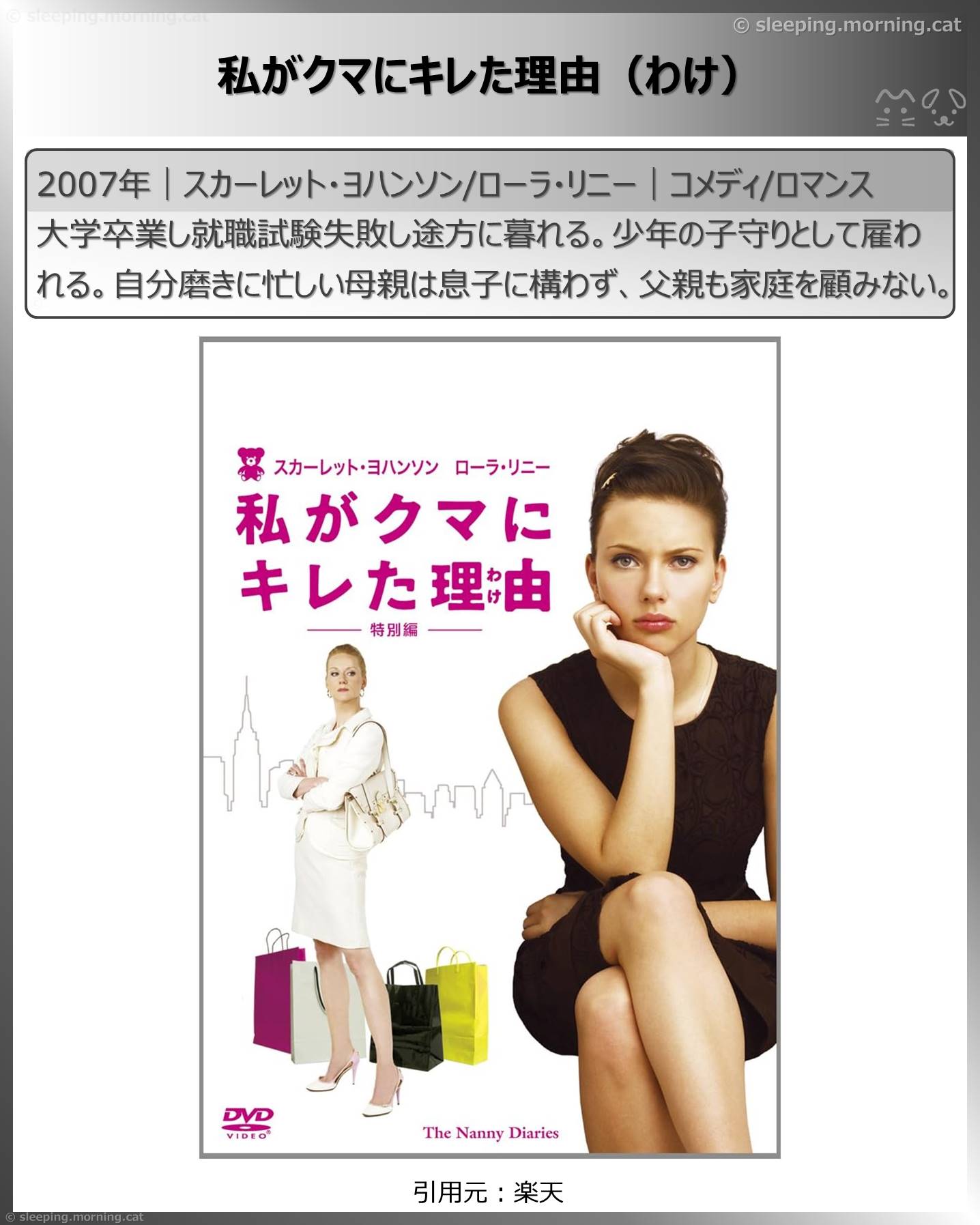 タイトル：私がクマにキレた理由（わけ）