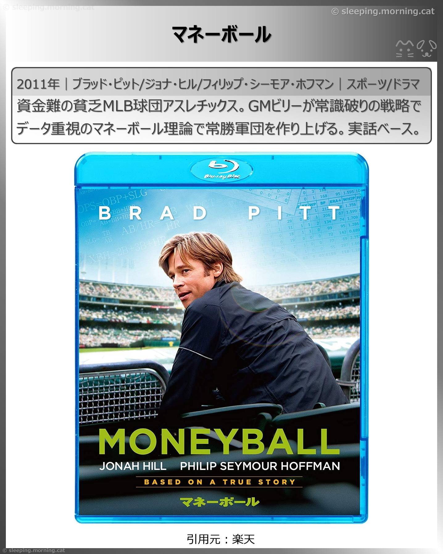 ブラッド・ピット：マネーボール