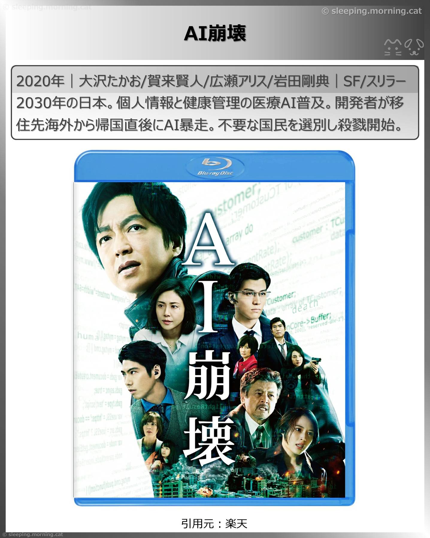 賀来賢人：AI崩壊