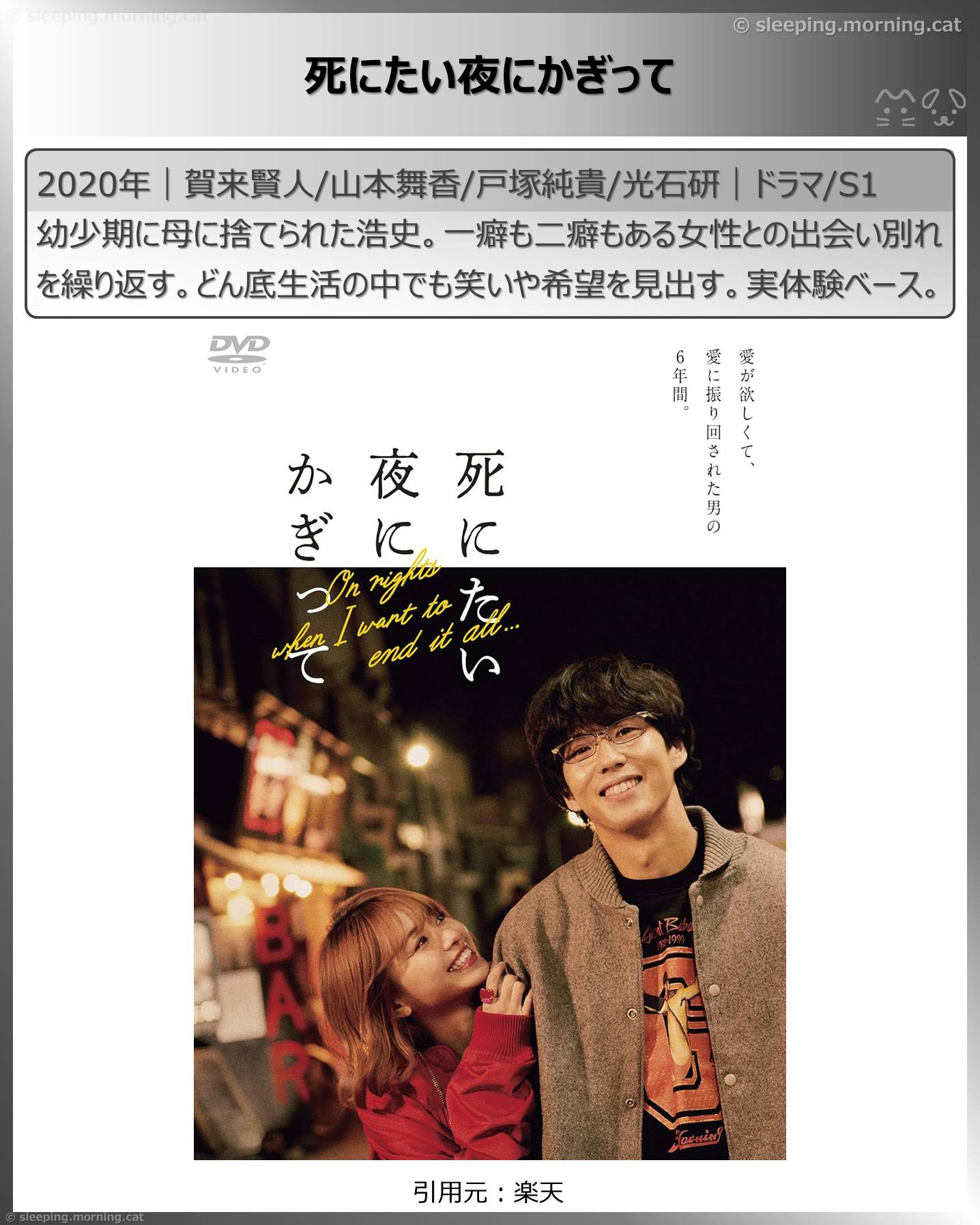 賀来賢人：死にたい夜にかぎって