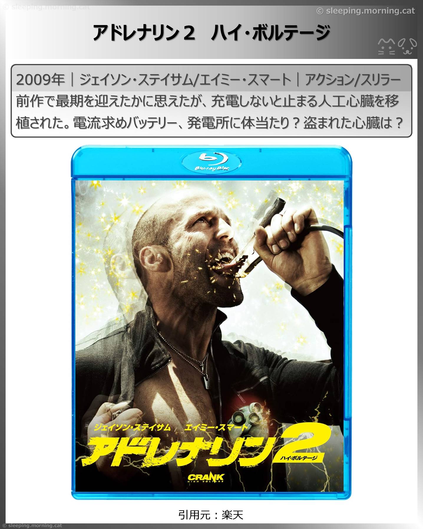 ジェイソン・ステイサム：アドレナリン２ハイ・ボルテージ