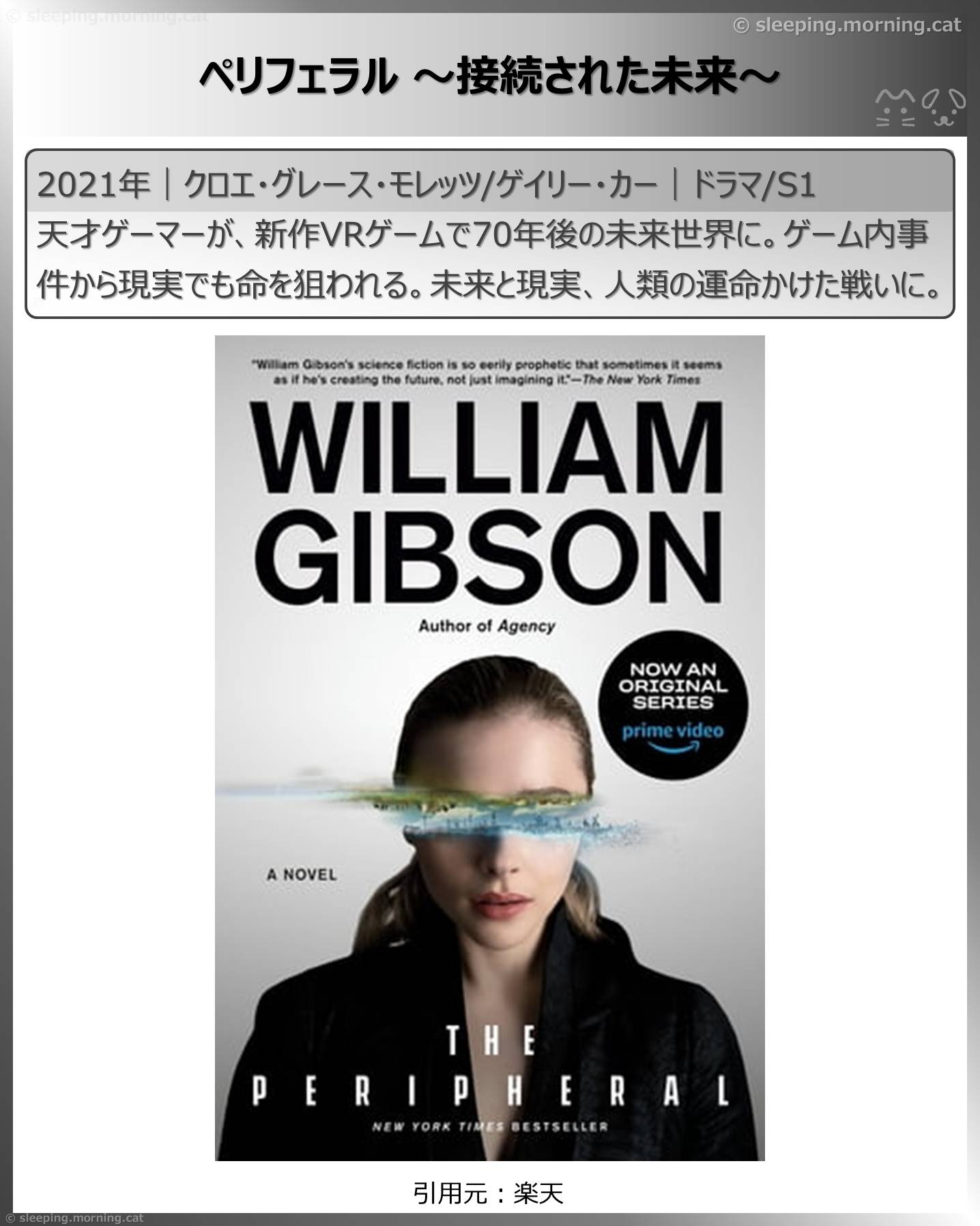 アマプラ見放題独占配信中2025年8月中旬：ペリフェラル～接続された未来～