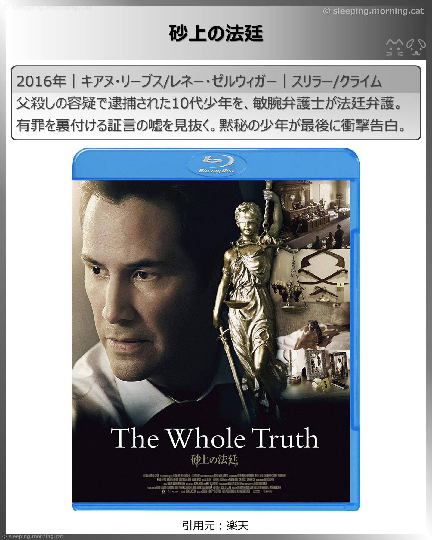 キアヌ・リーブス：砂上の法廷