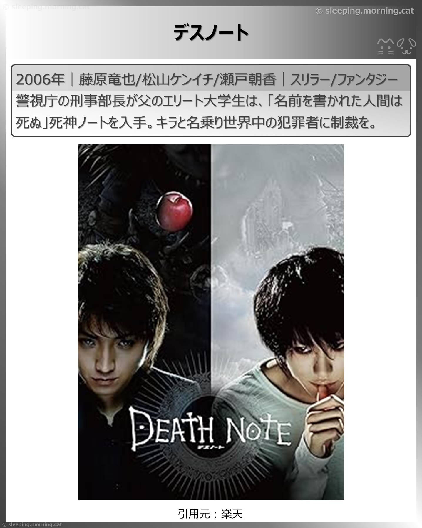 戸田恵梨香：デスノート