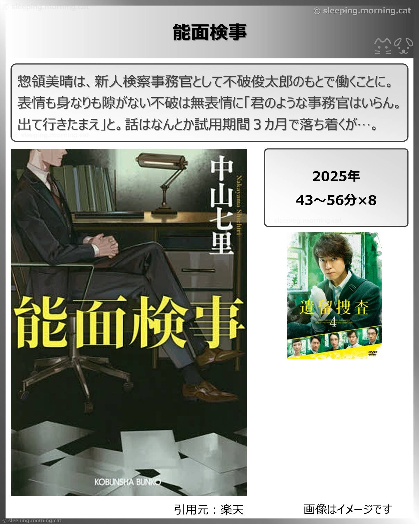 タイトル：能面検事