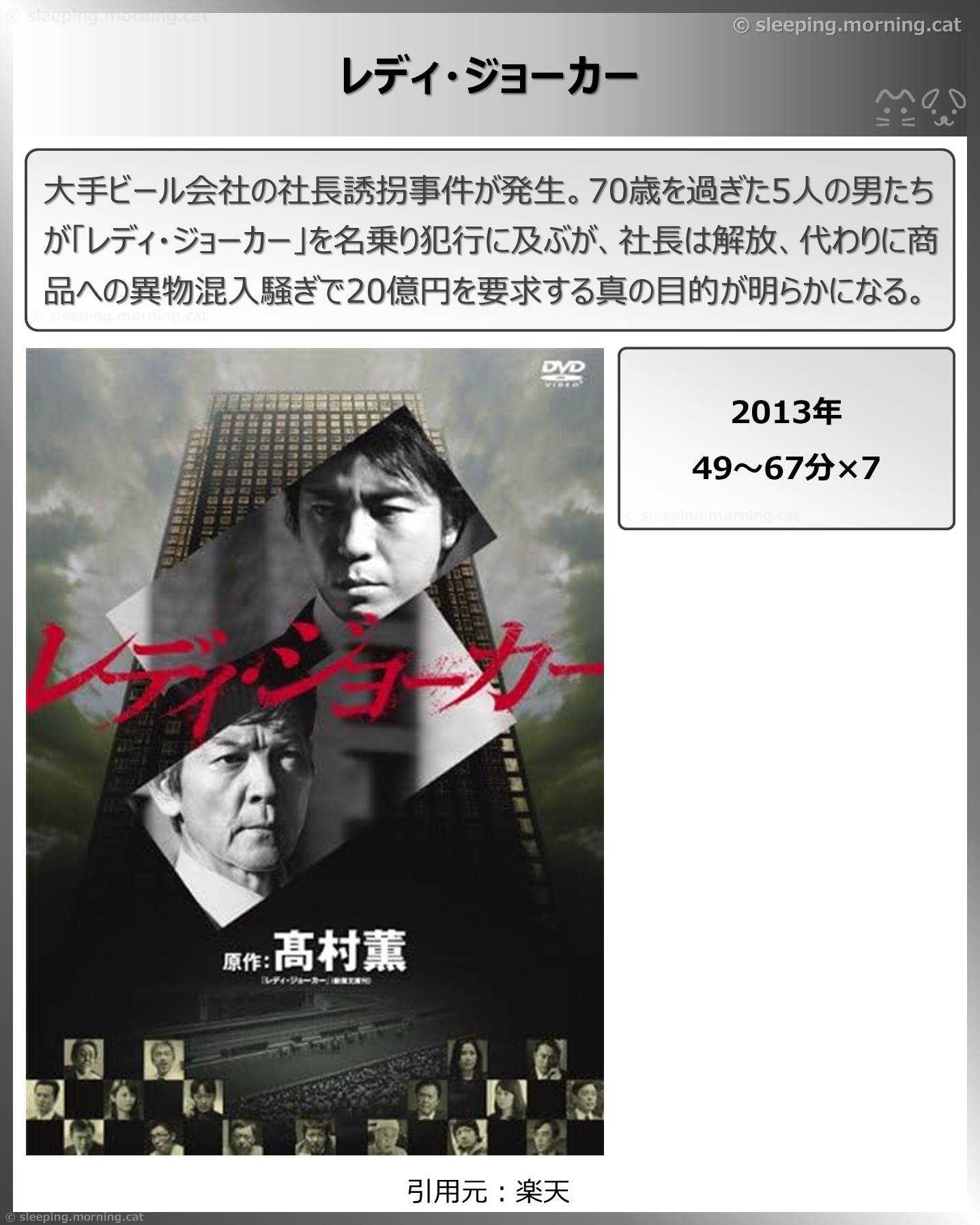 タイトル：レディ・ジョーカー