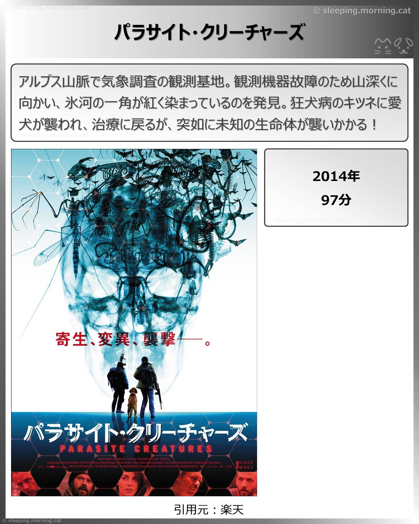 タイトル：パラサイト・クリーチャーズ