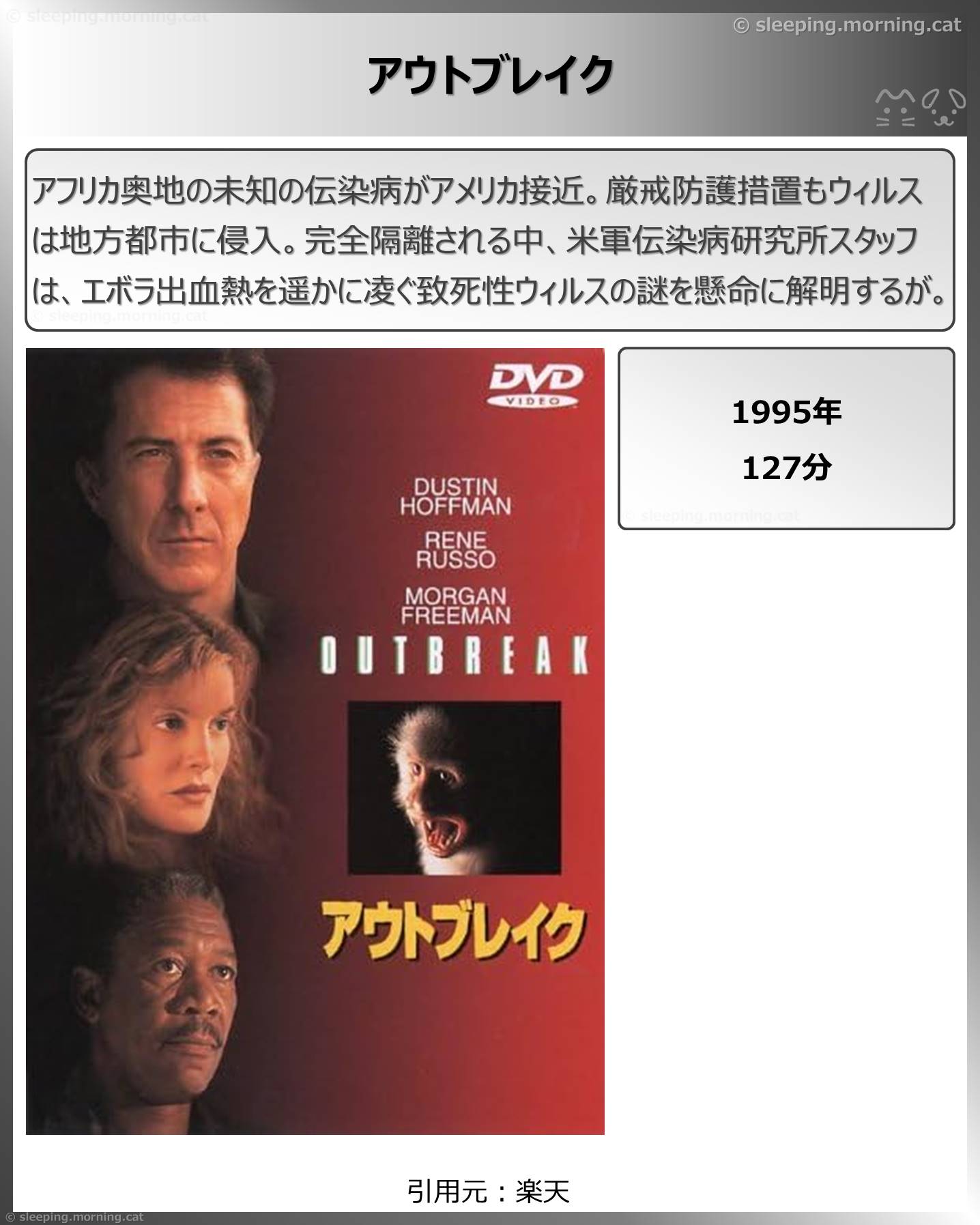 タイトル：アウトブレイク