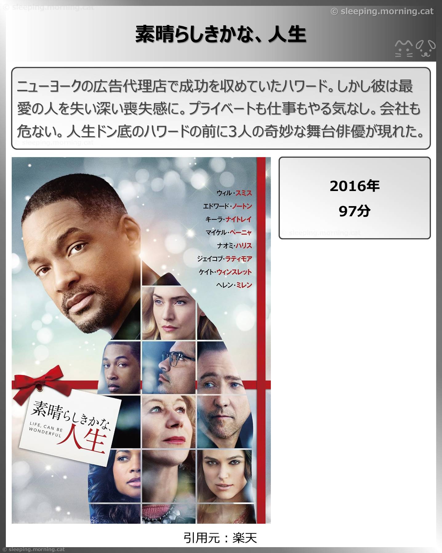 タイトル：素晴らしきかな、人生