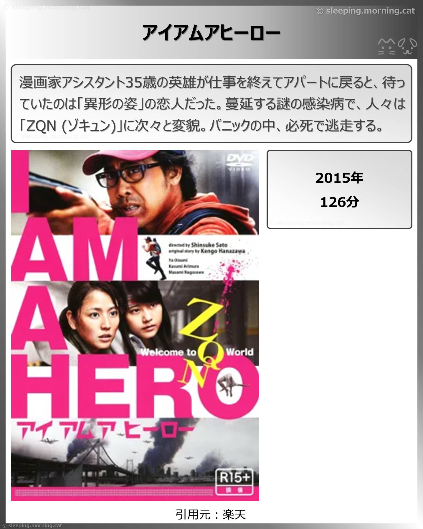 タイトル：アイアムアヒーロー