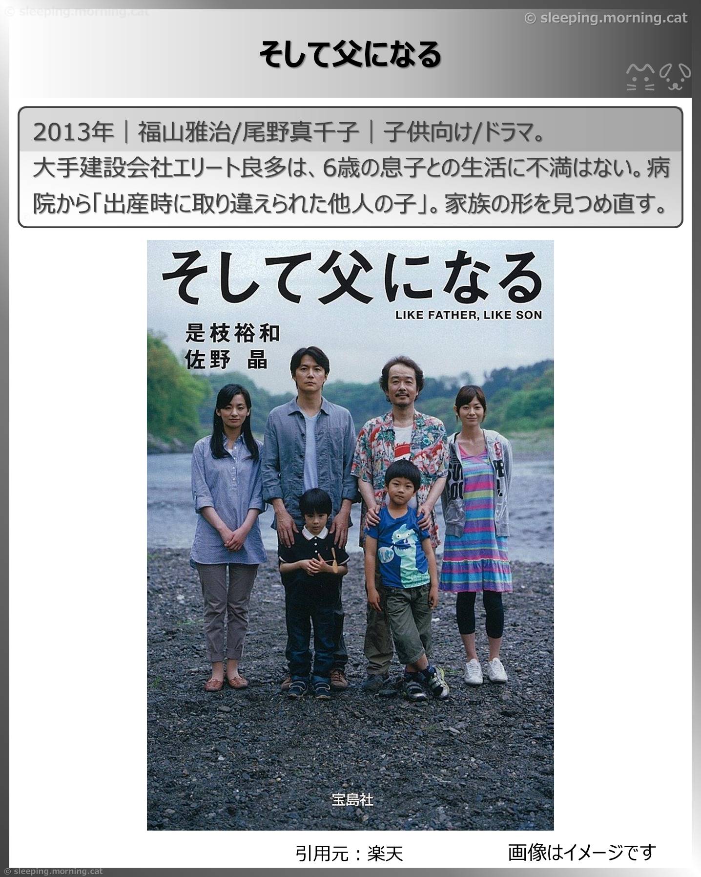 タイトル：そして父になる