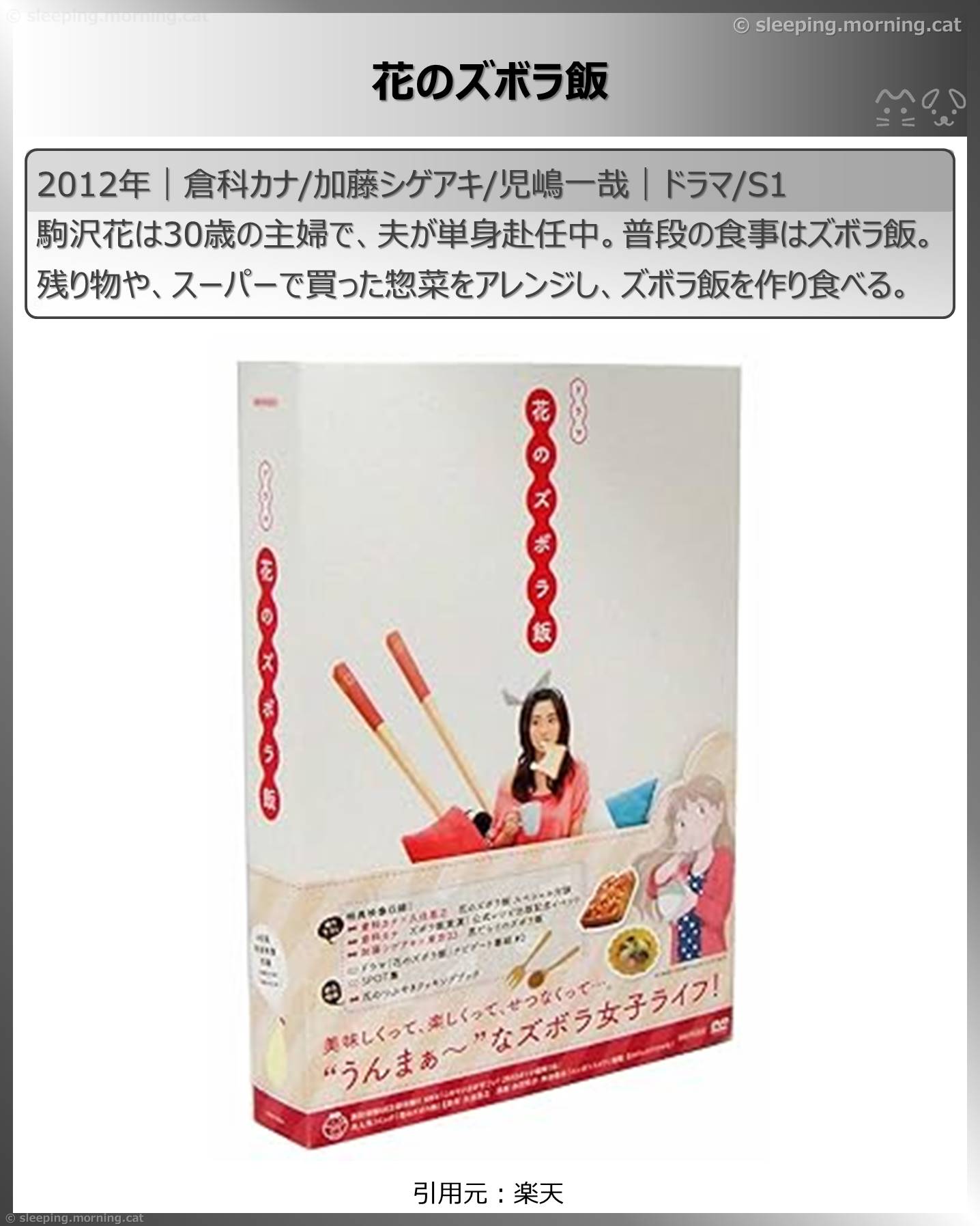 タイトル：花のズボラ飯