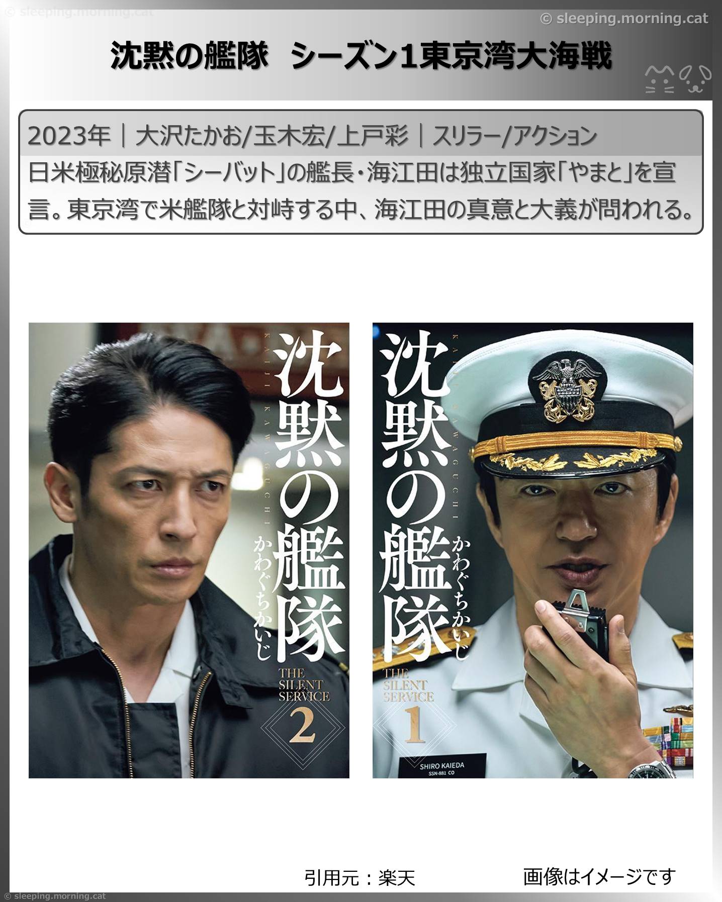 タイトル：沈黙の艦隊シーズン1東京湾大海戦